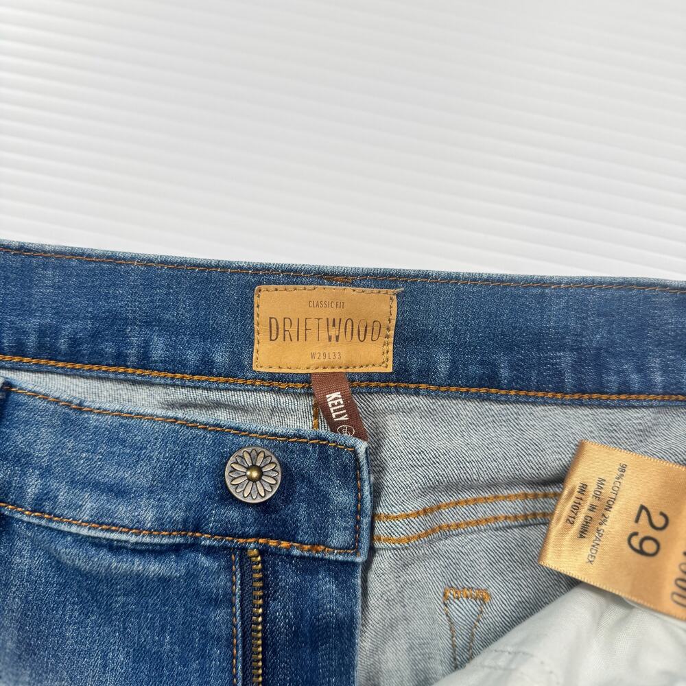 Driftwood Kelly Blueberry Blossom Jeans Women's 29 Floral Cottagecore Boho - Picture 9 of 16